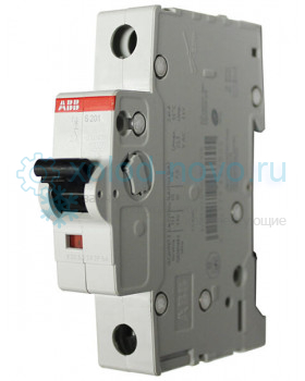 Выключатель автоматический 1-полюсный ABB S201, тип C, 63А, 6кА