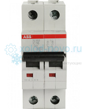 Выключатель автоматический дифференциальный мод. 2п C 16А  I=0.03A ABB